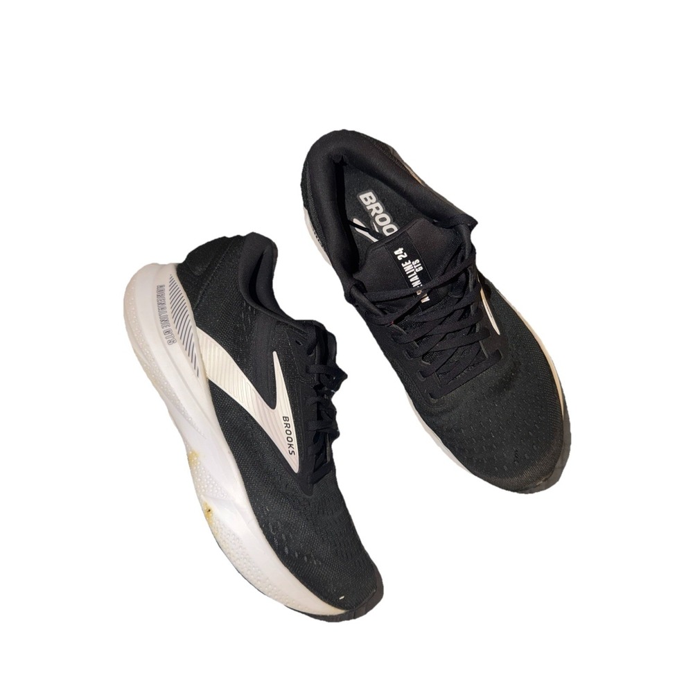 Brooks‎ Adrenaline GTS 24 Women's Cushioned Mesh Sneakers Black/White Size 10.5
